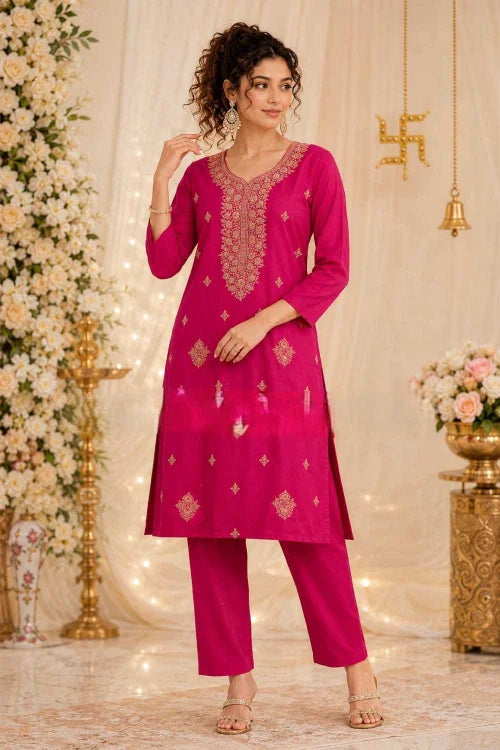 Emb Cotton Kurti