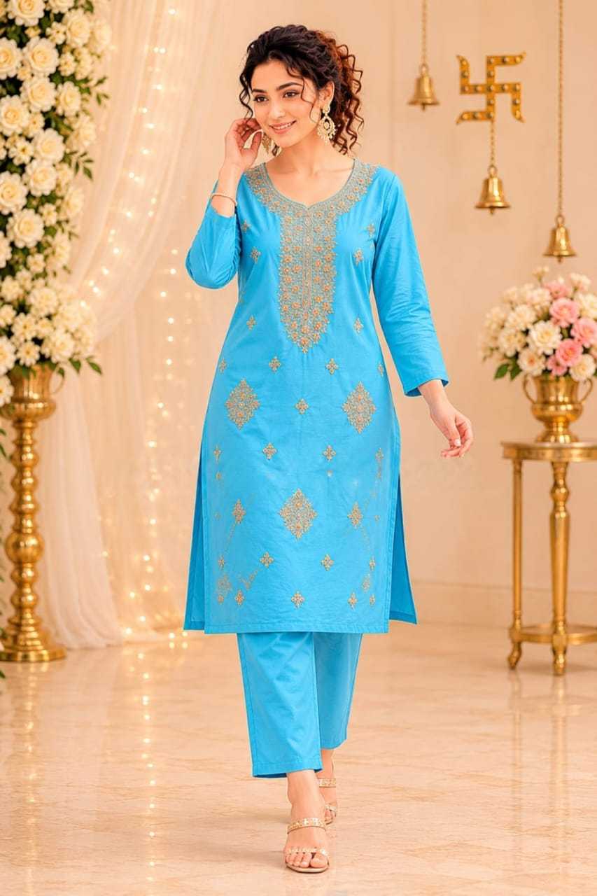 Emb Cotton Kurti
