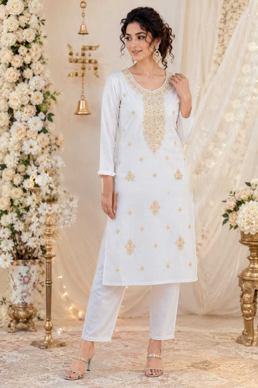 Emb Cotton Kurti
