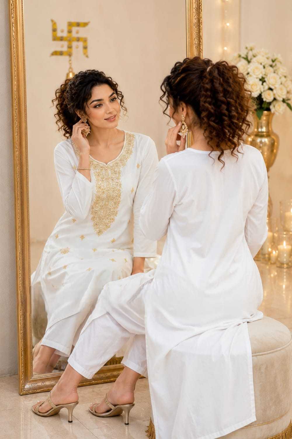 Emb Cotton Kurti
