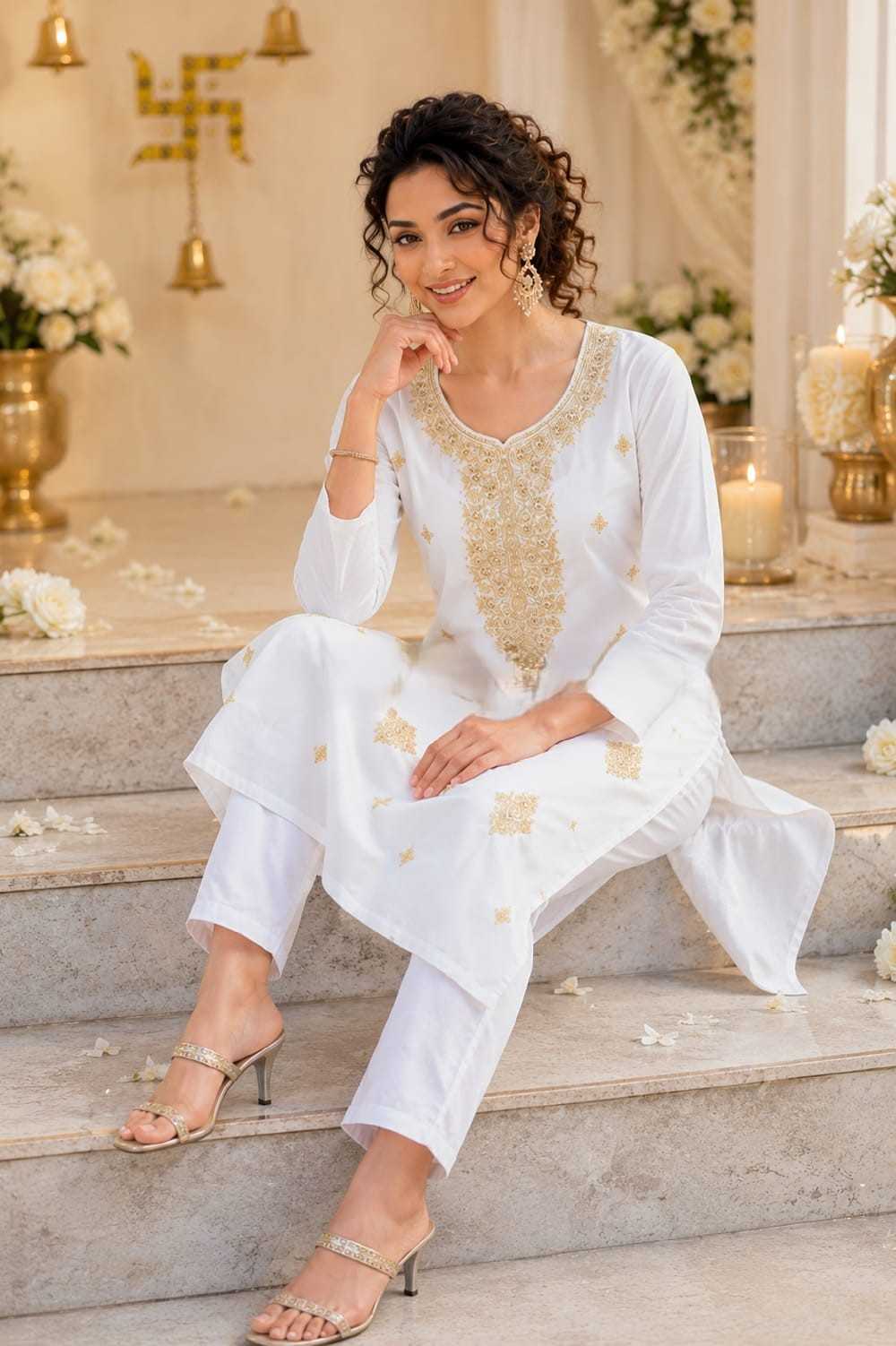 Emb Cotton Kurti