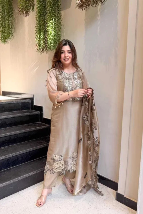 Judaai Tissue Cotton Suit