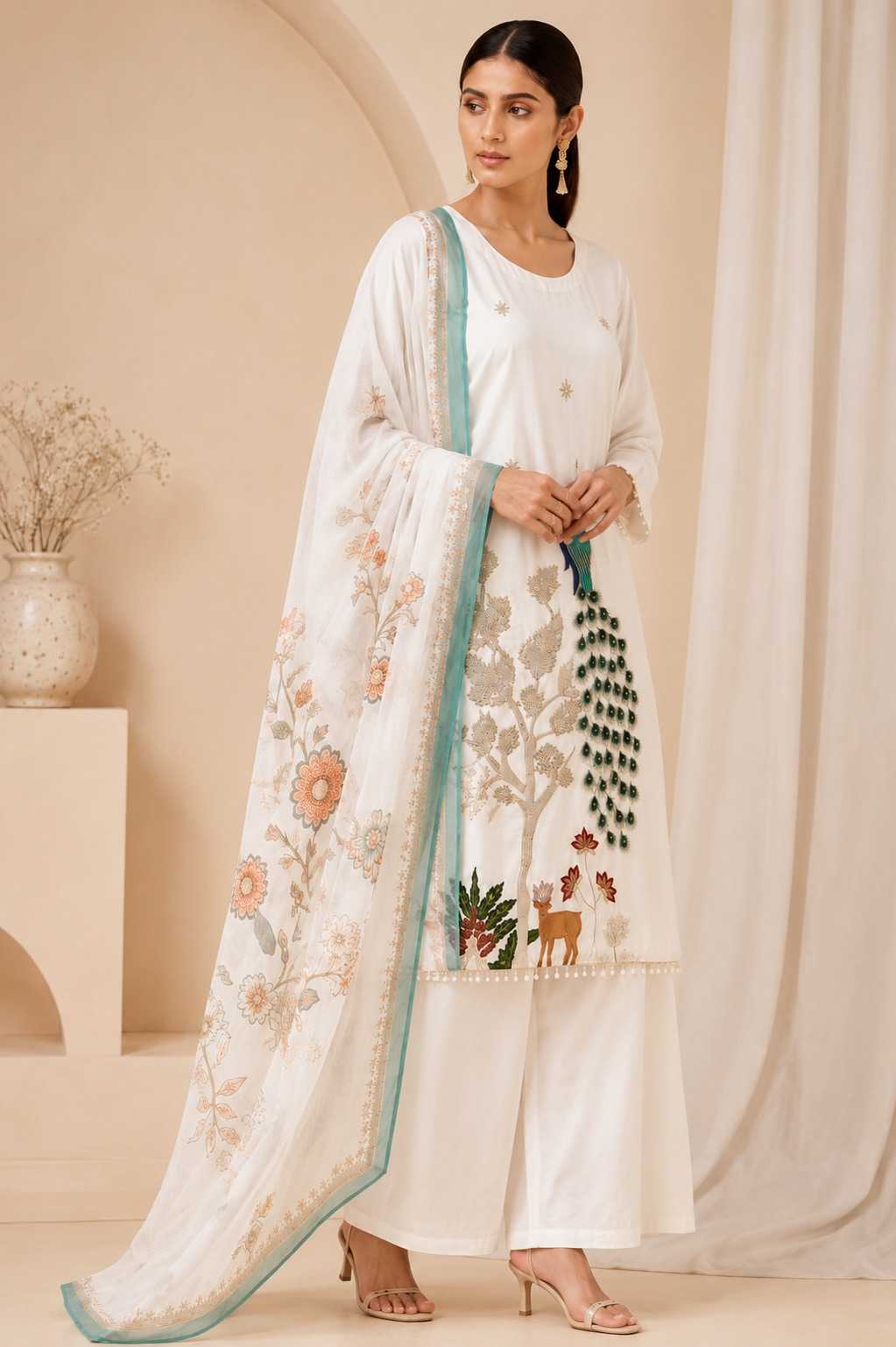 Chinon Embroidery Suit