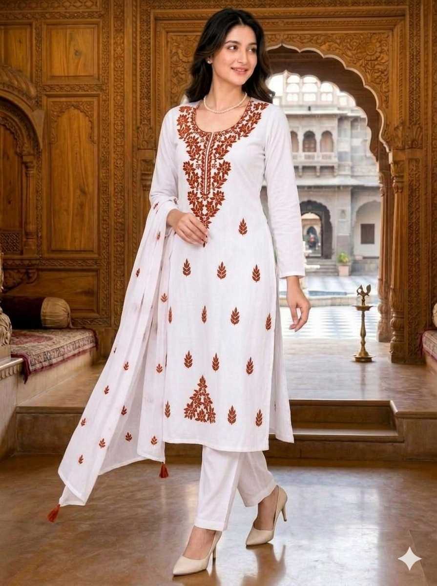 Rayon Embroidery Suit