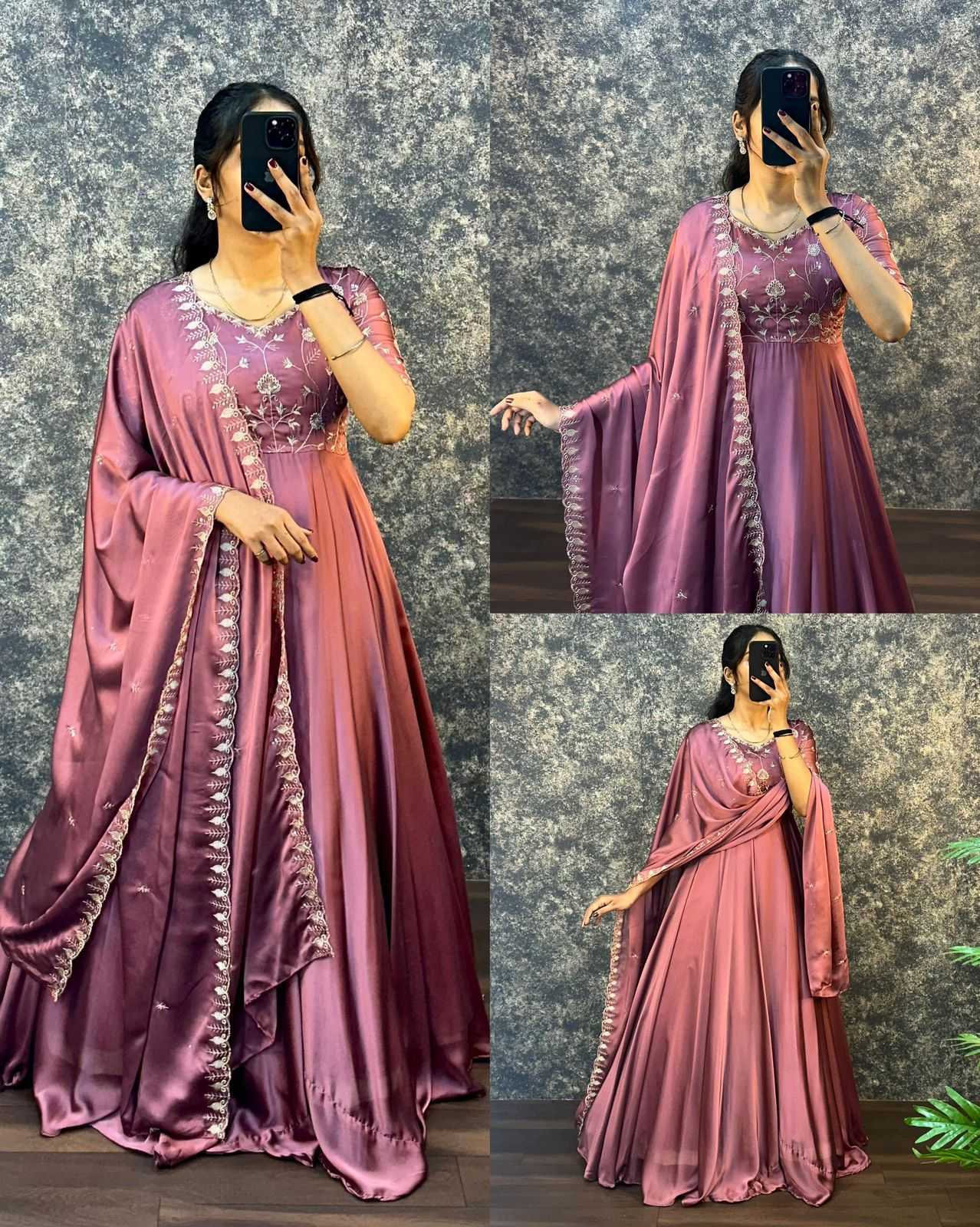 Satin Fancy Gown