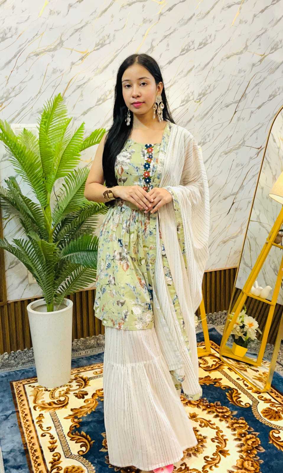 Pure Cotton Printed Suit