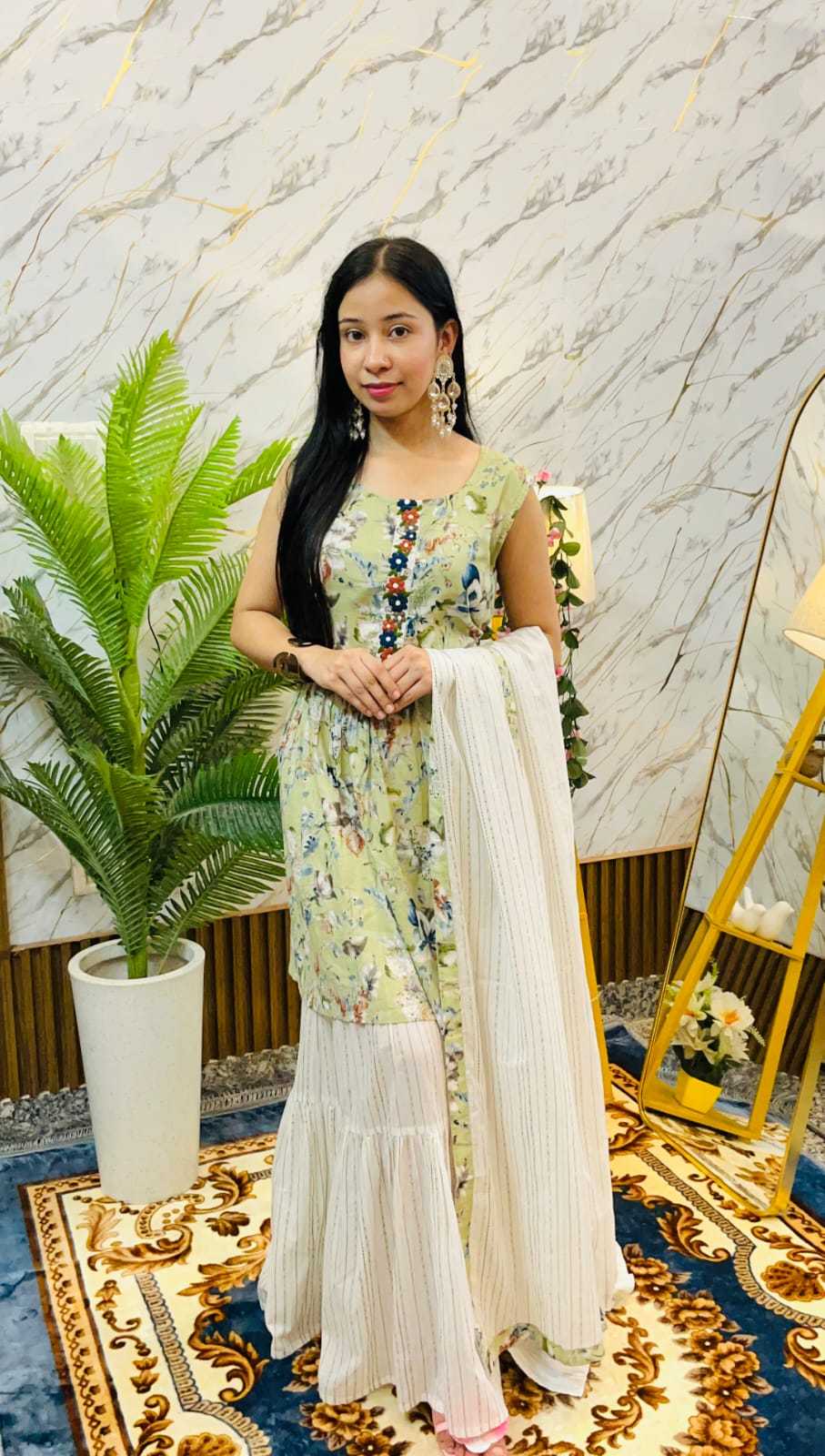 Pure Cotton Printed Suit