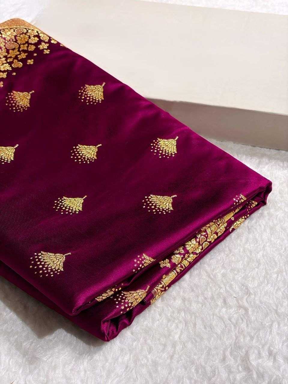 Ades Satin Silk Designer Saree
