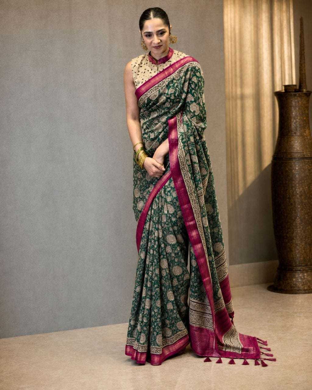 Apsara Silk Printed Saree