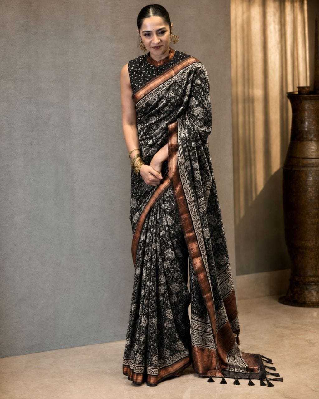 Apsara Silk Printed Saree