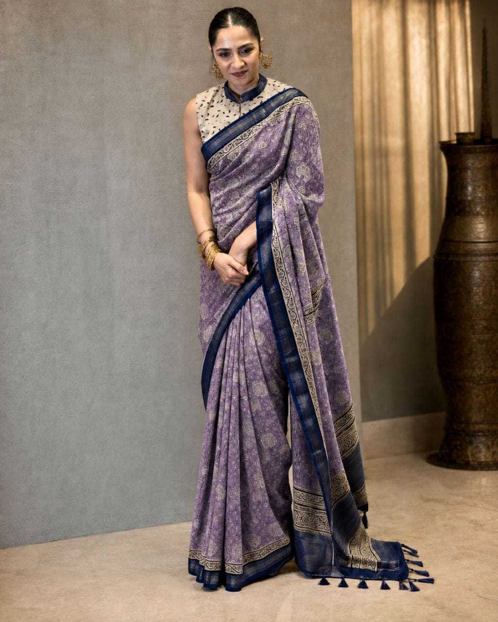 Apsara Silk Printed Saree