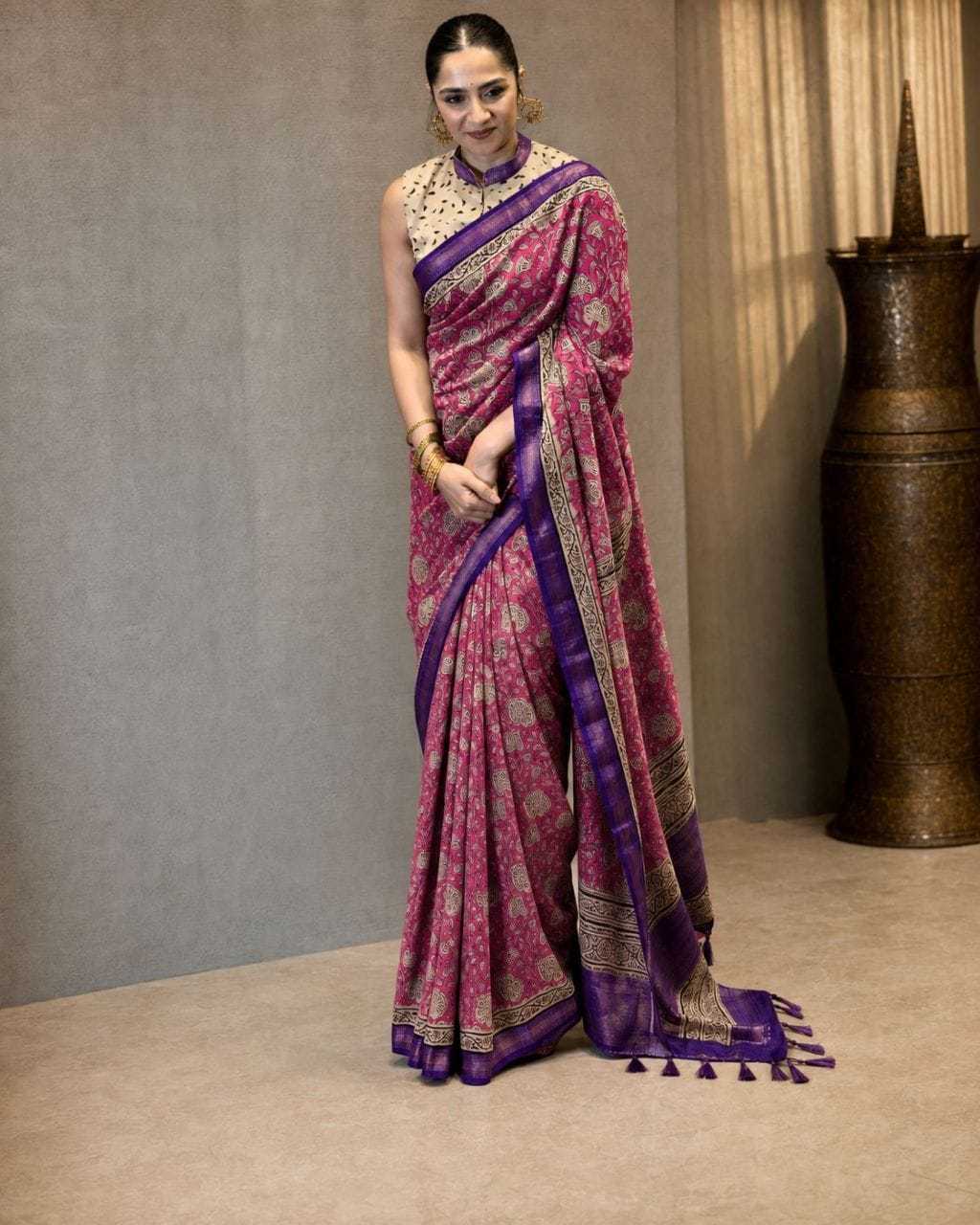 Apsara Silk Printed Saree