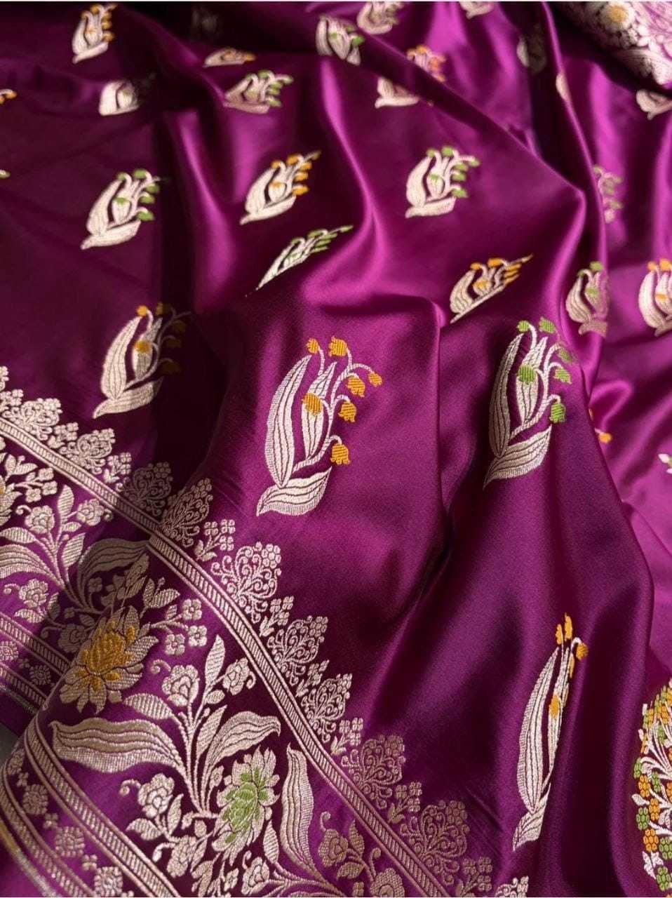 Arri Handloom Silk Embroidered Saree