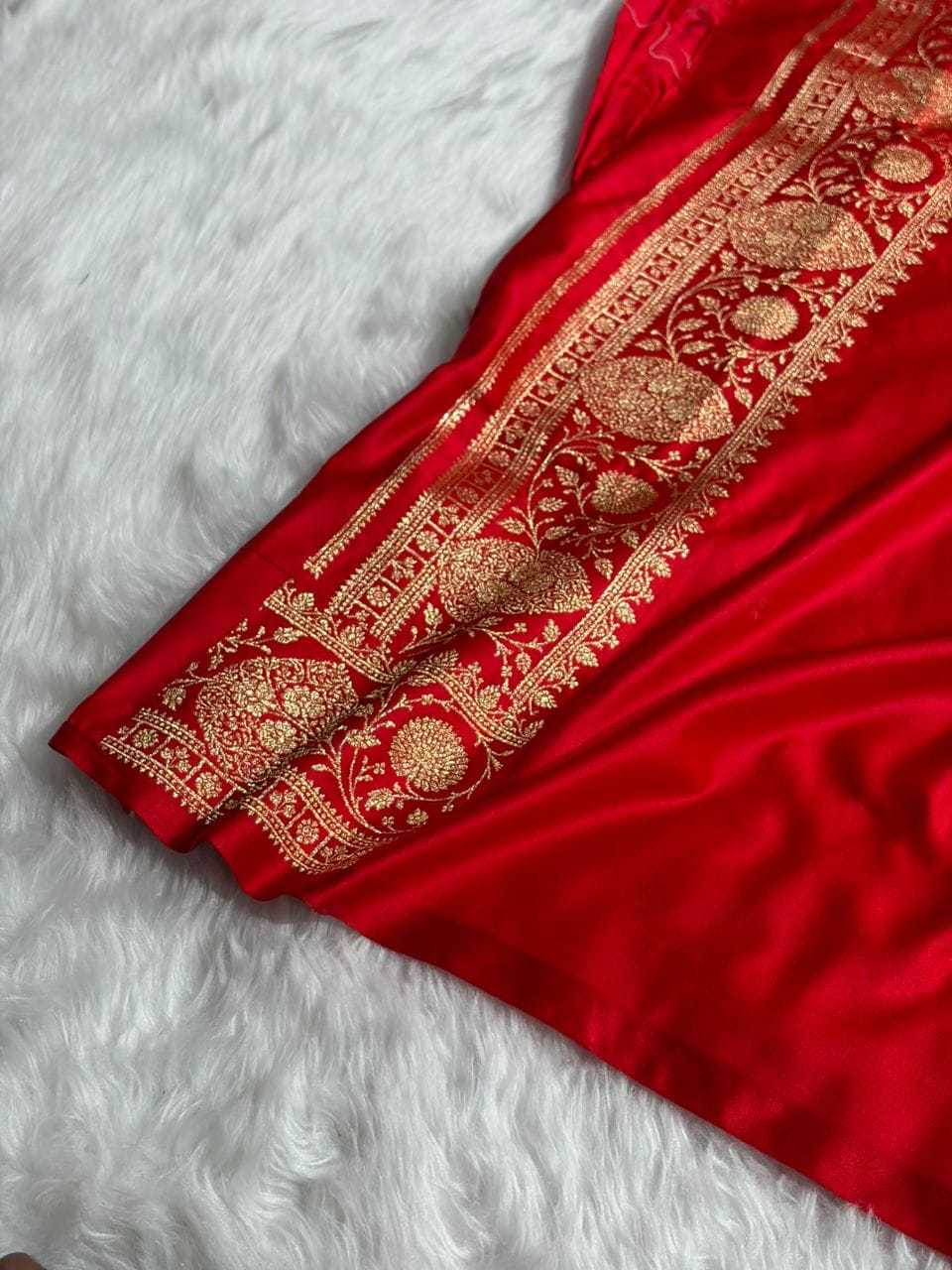 Satin Silk Party Wear Saree