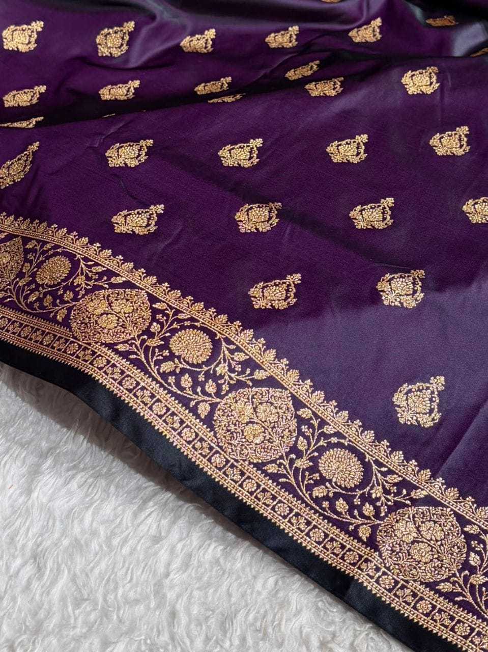 Satin Silk Party Wear Saree