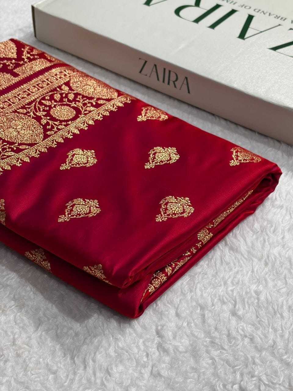 Satin Silk Party Wear Saree