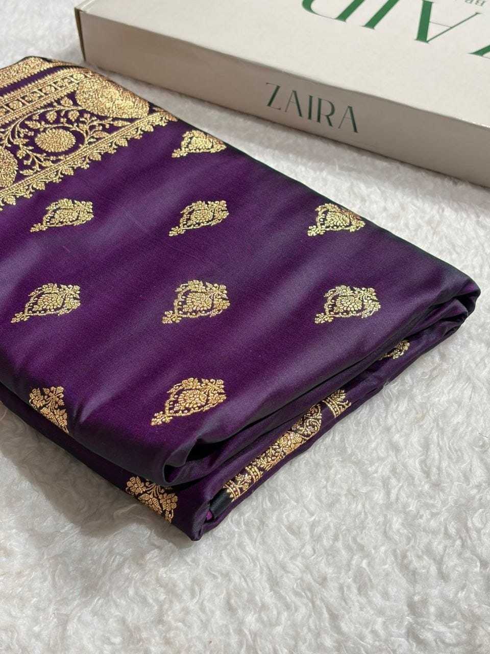 Satin Silk Party Wear Saree