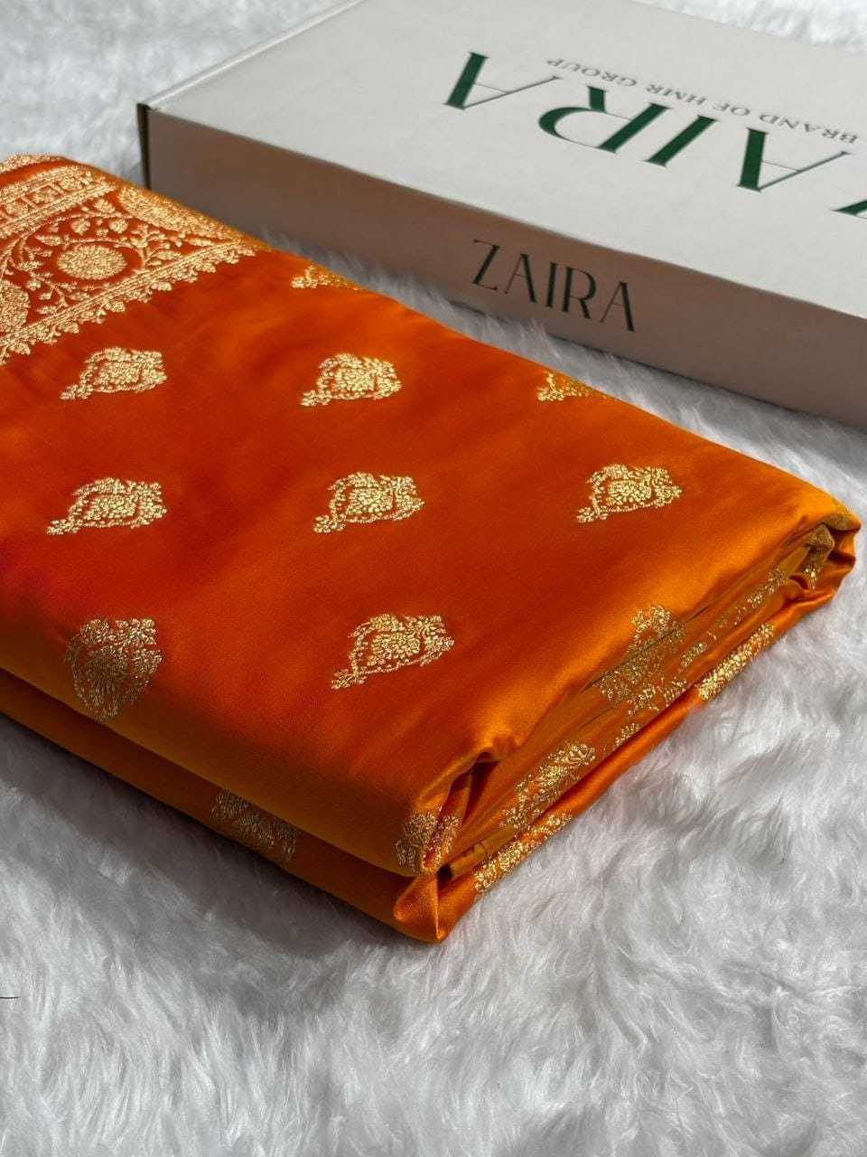 Satin Silk Party Wear Saree