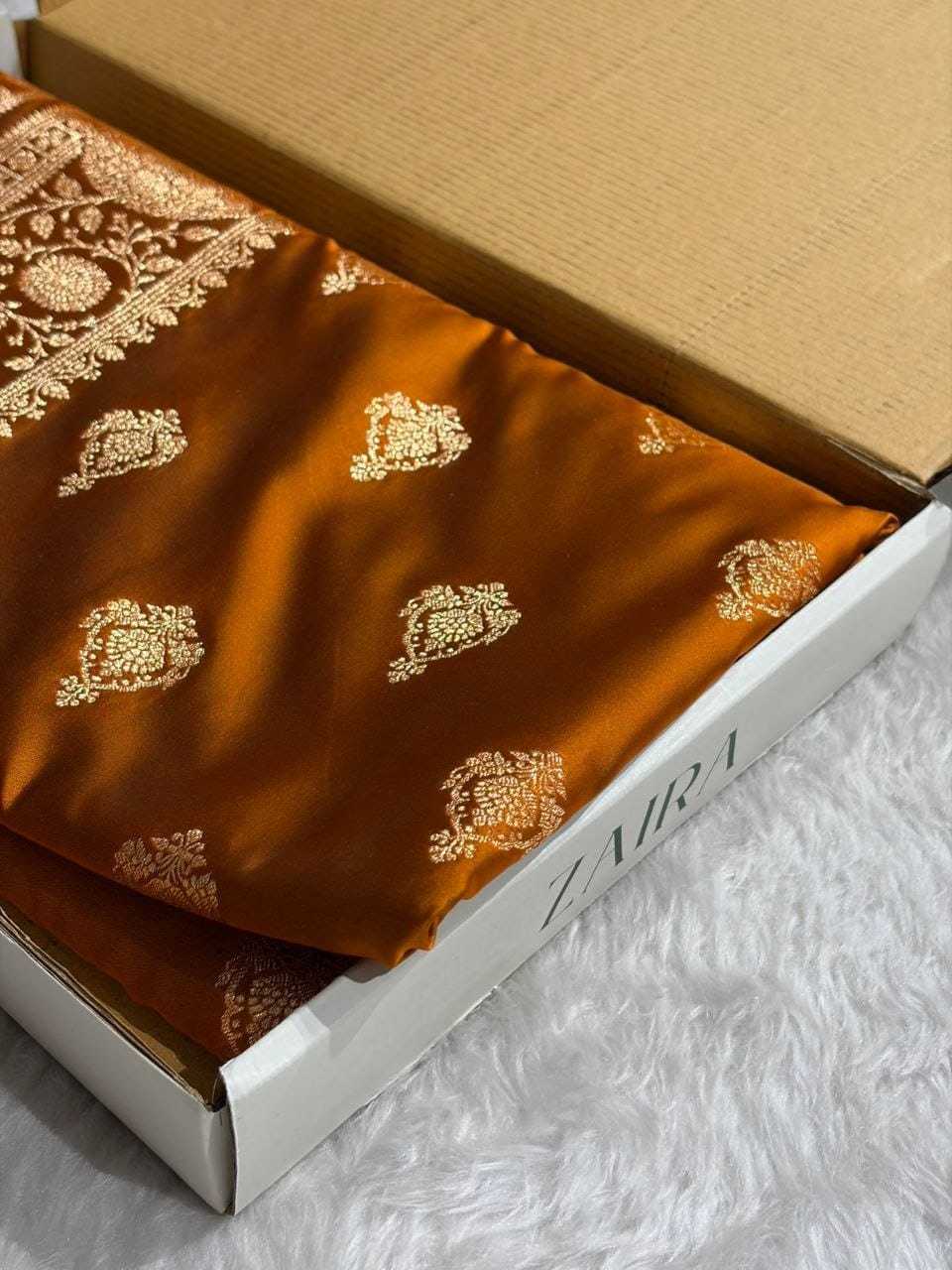 Satin Silk Party Wear Saree
