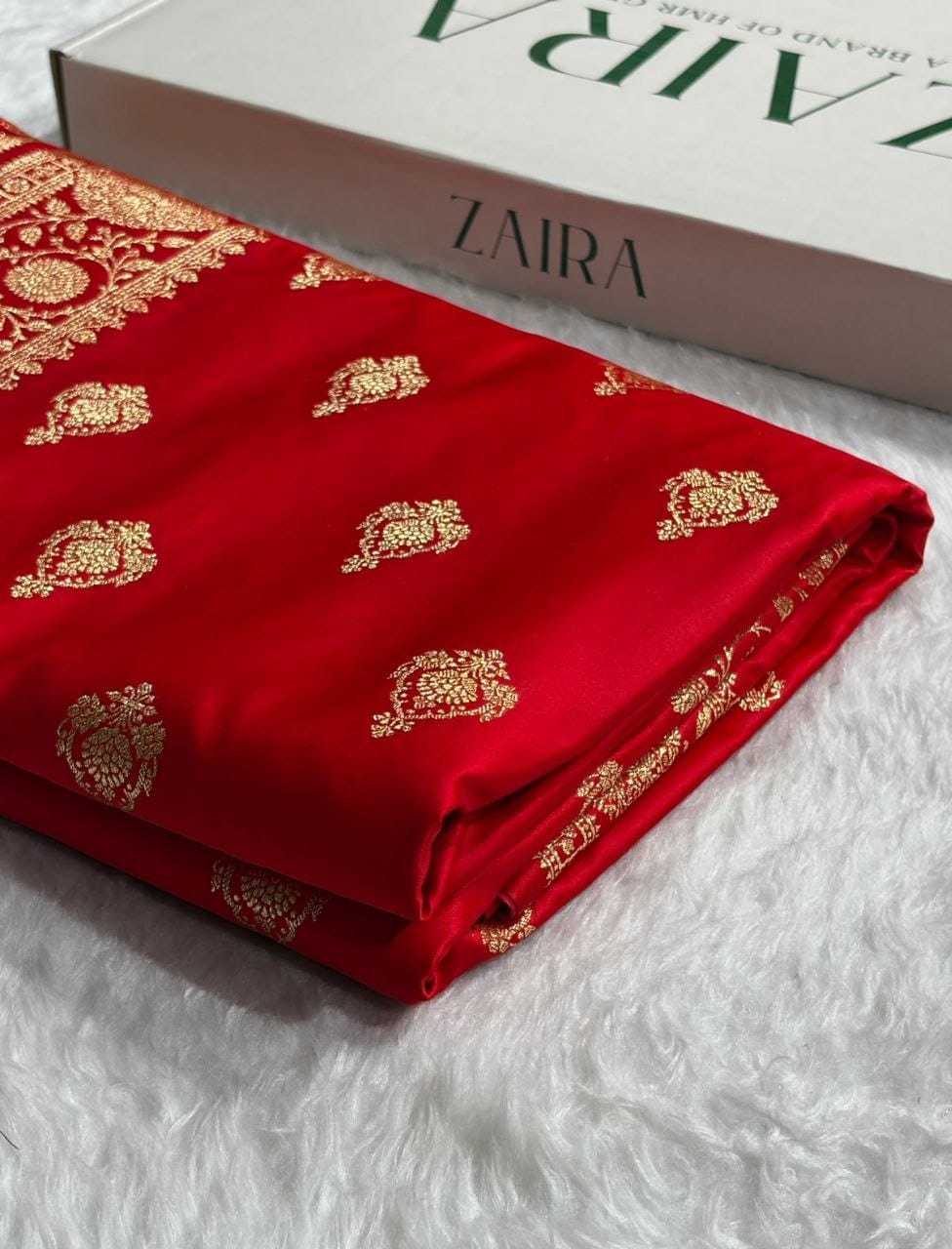 Satin Silk Party Wear Saree