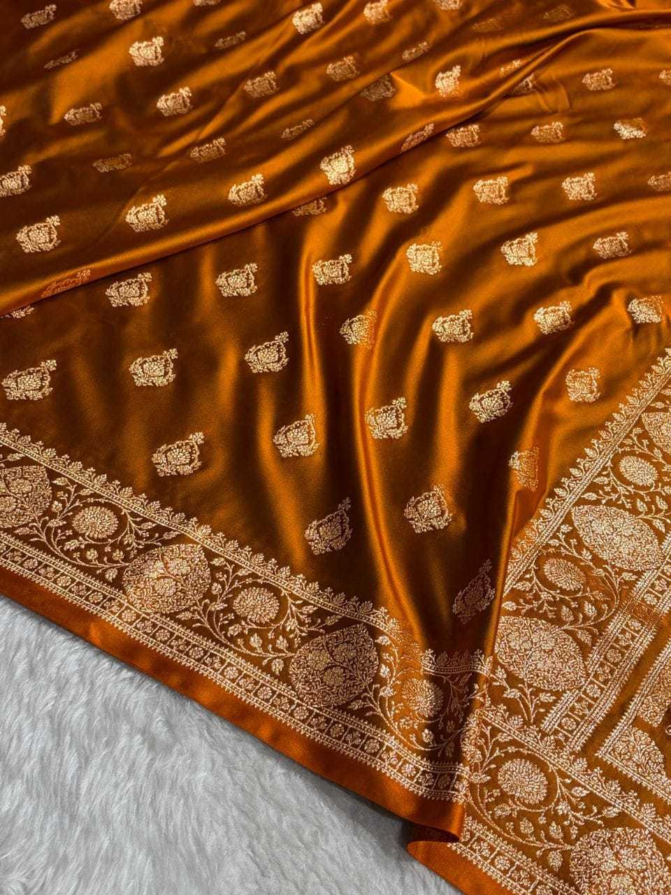 Satin Silk Party Wear Saree