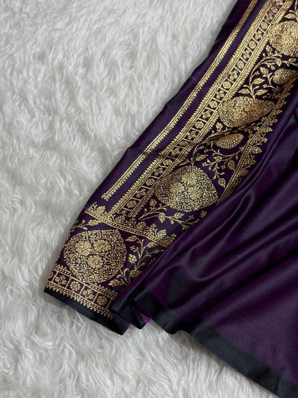 Satin Silk Party Wear Saree