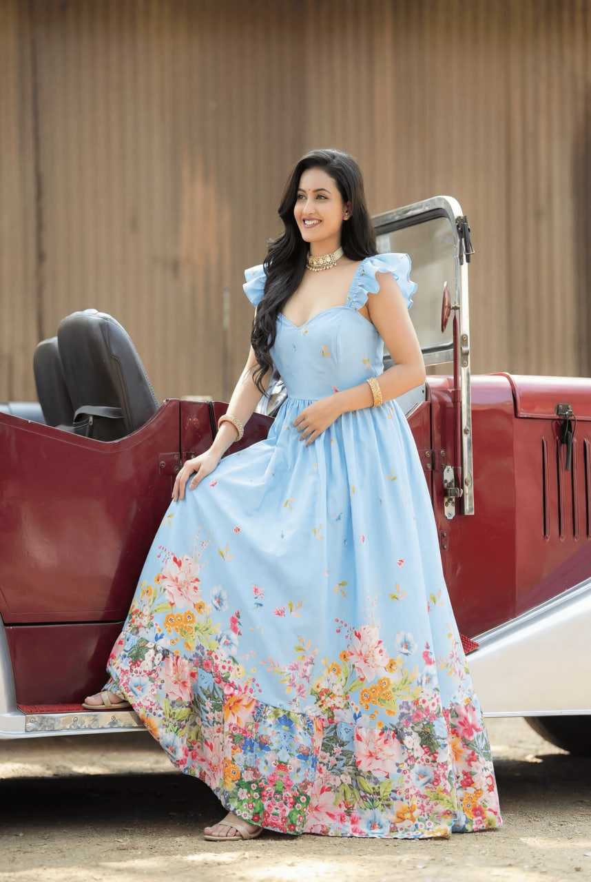 Bloom Soft Silk A-line Dress