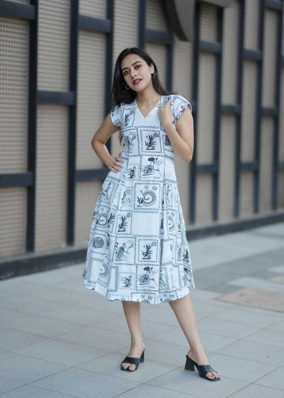 Classy Cotton A-line Dress