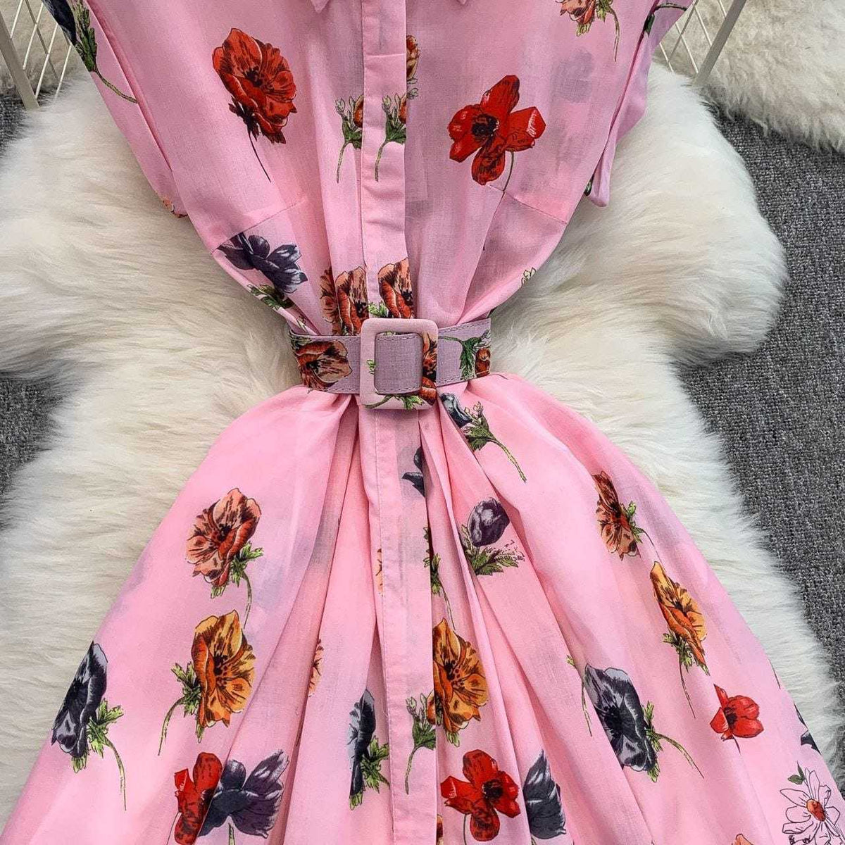 Collar Georgette Designer Dress