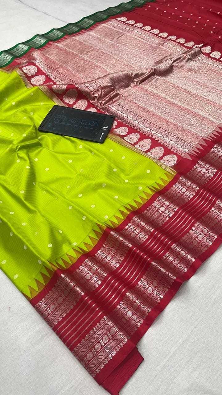 Crepe Silk Designer Saree in Sky Blue