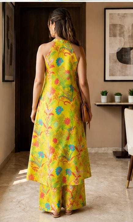 Fabric Linen Designer Kurti