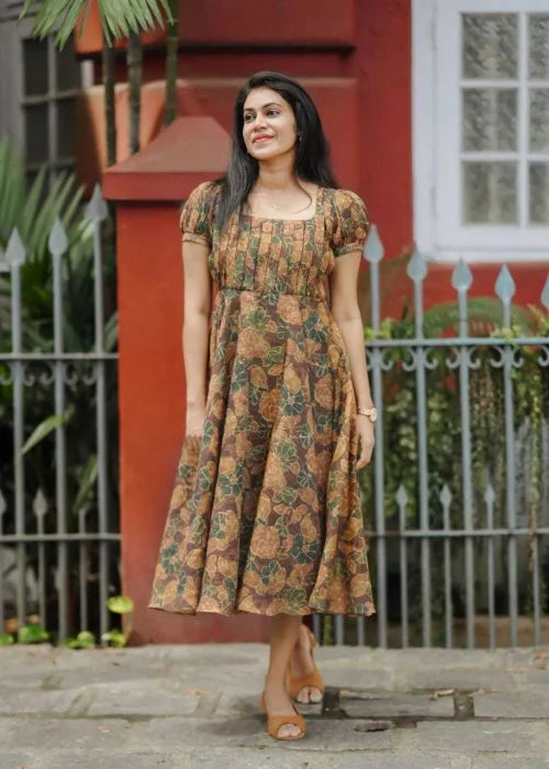 Flowy Cotton Designer Dress