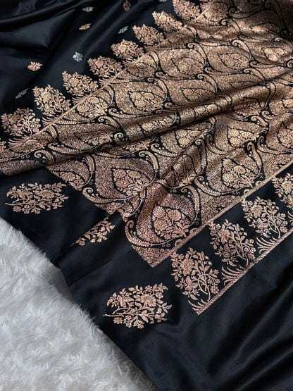 Jaal Satin Silk Designer Saree
