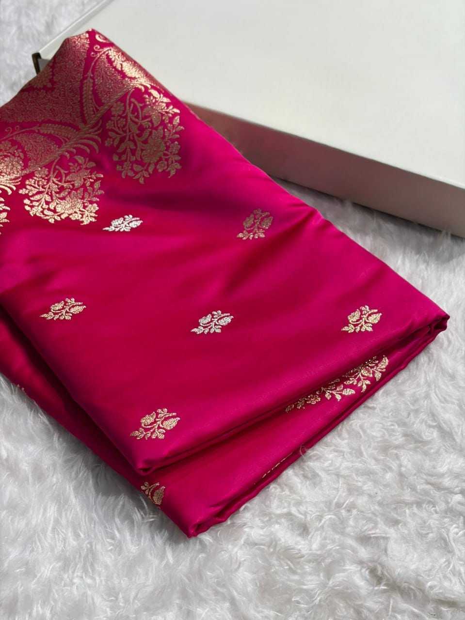 Jaal Satin Silk Designer Saree