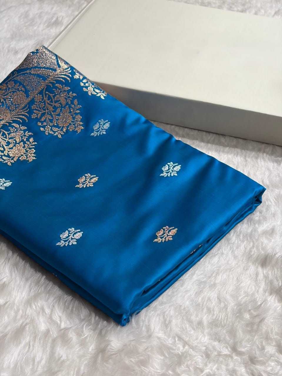 Jaal Satin Silk Designer Saree