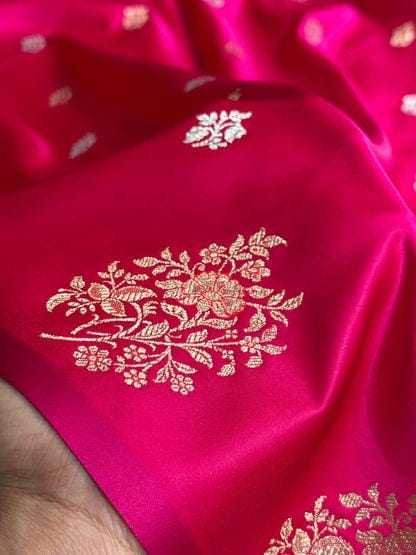 Jaal Satin Silk Designer Saree