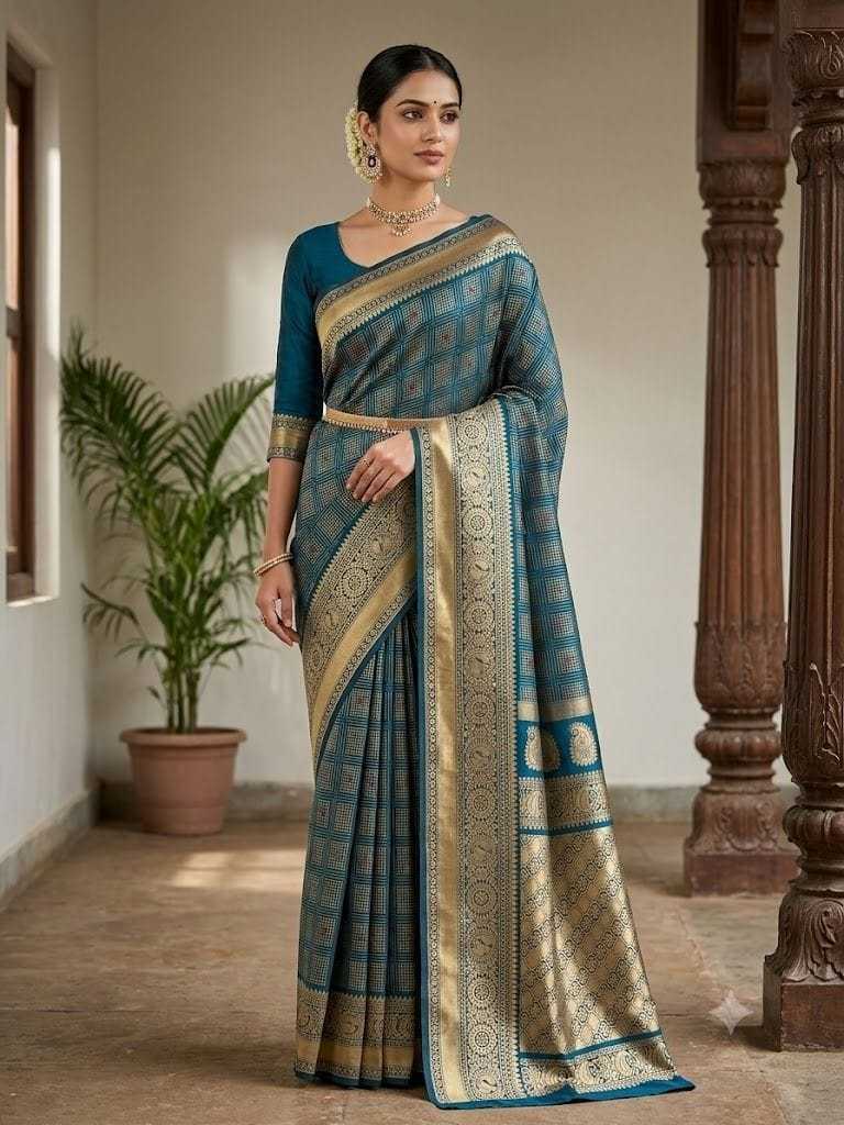 Lichi Soft Silk Designer Saree