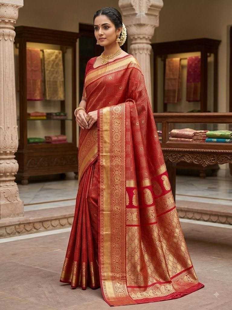 Lichi Soft Silk Designer Saree