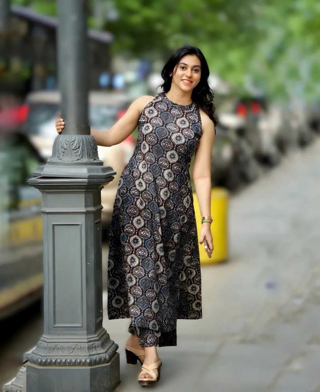 Linen Designer Kurti