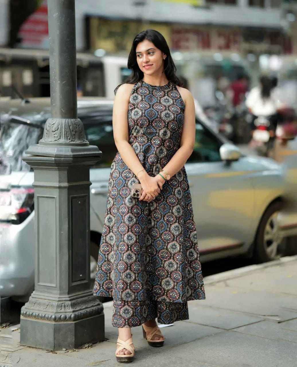 Linen Designer Kurti