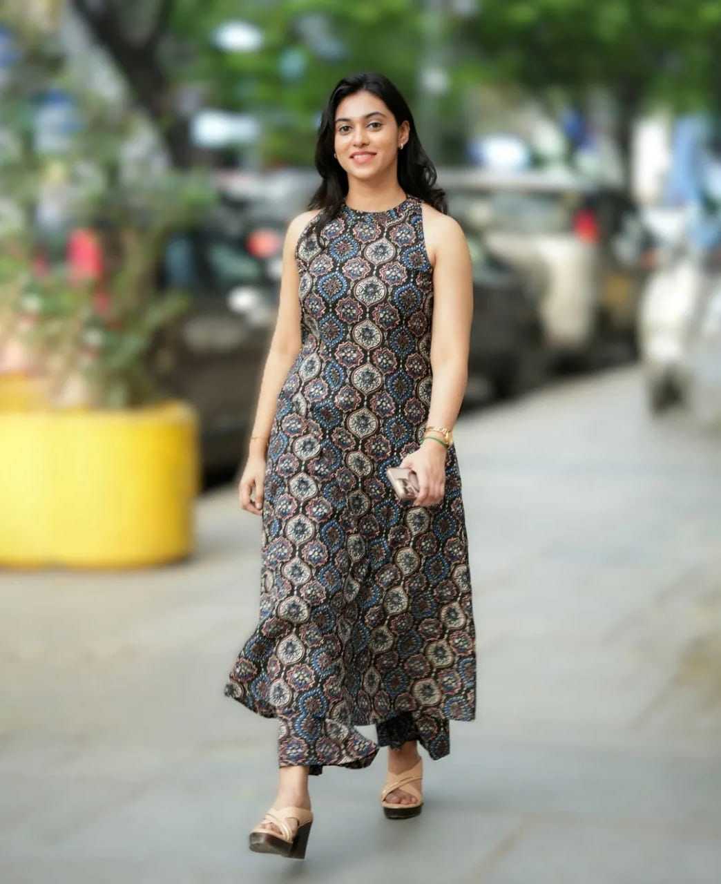 Linen Designer Kurti