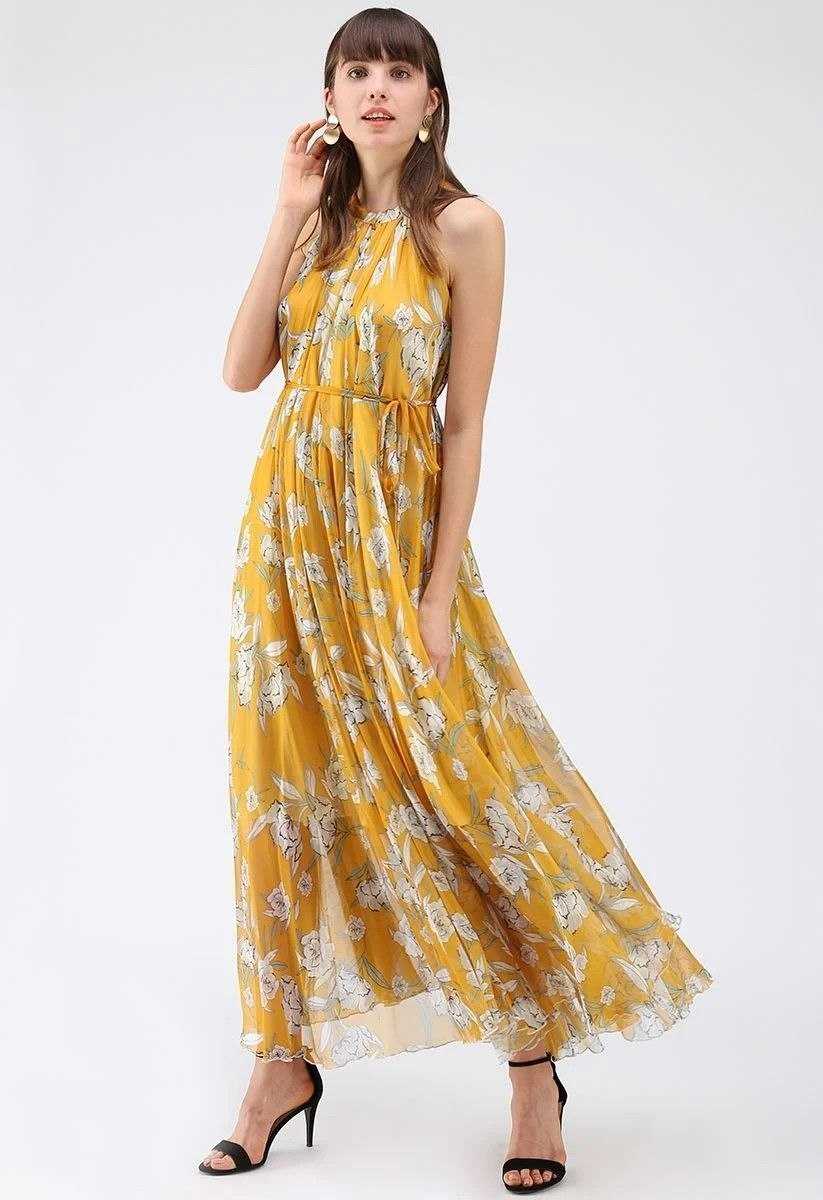Chiffon Maxi Dress