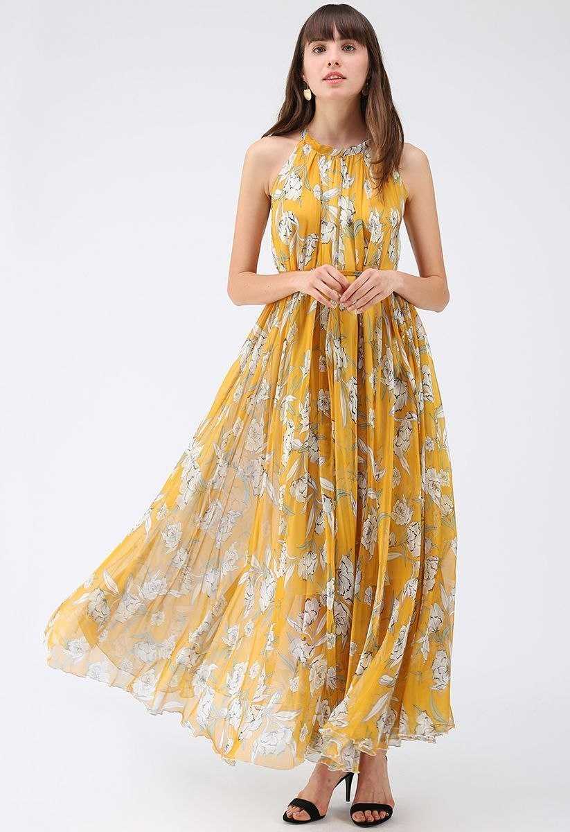 Chiffon Maxi Dress