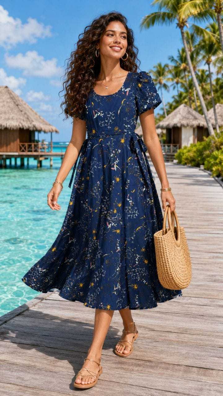 Neck Georgette Designer Dress
