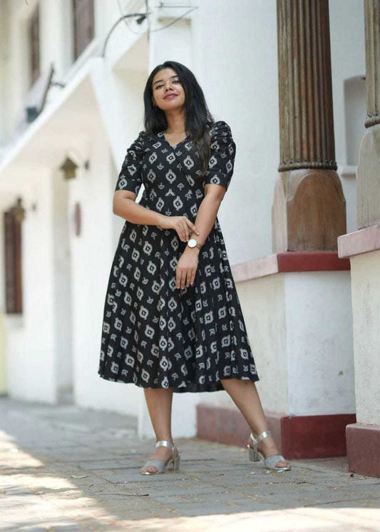 Ready Cotton A-line Dress