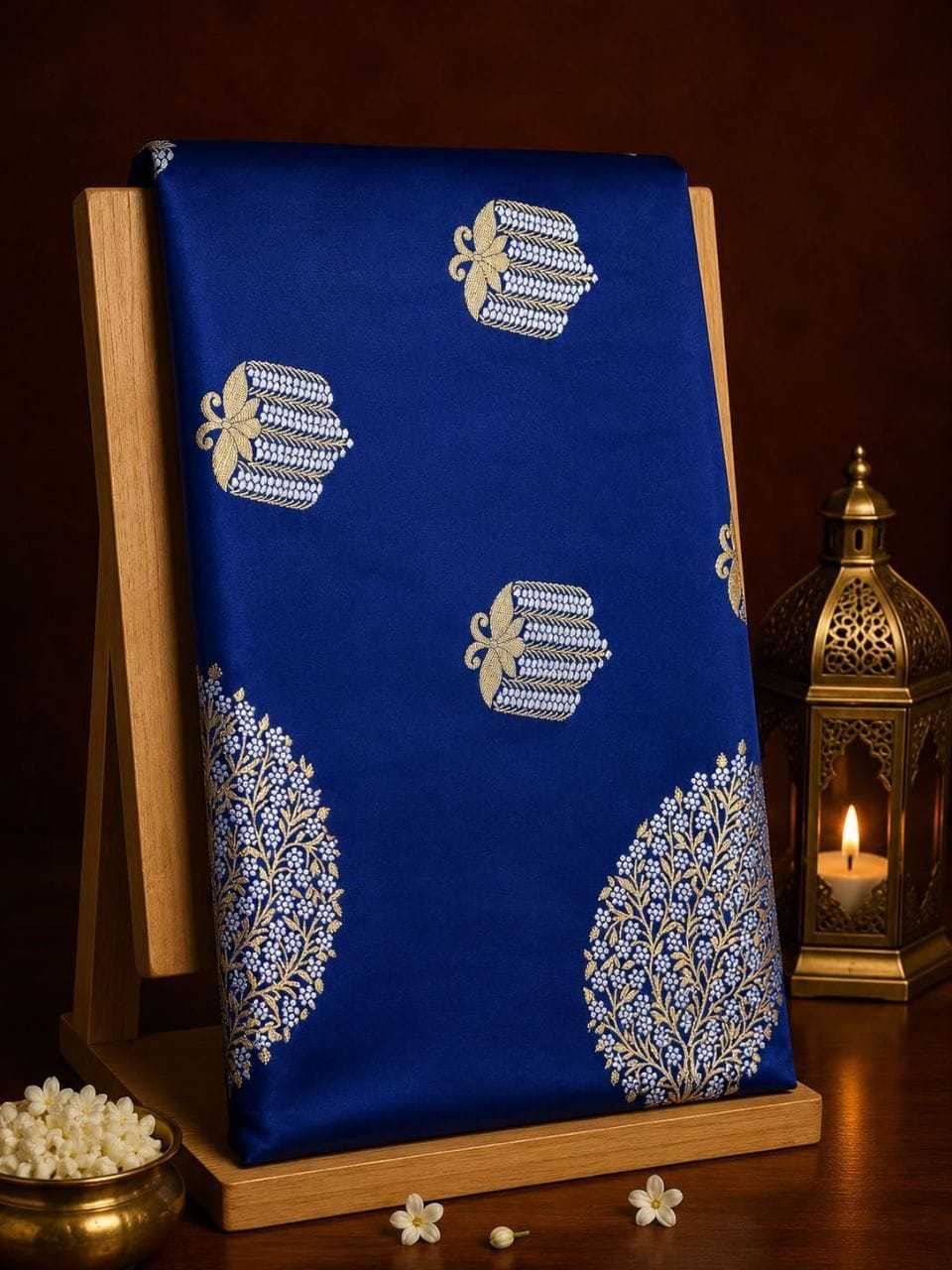 Satin Silk Jacquard Saree
