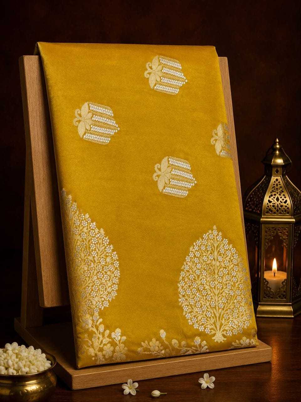 Satin Silk Jacquard Saree