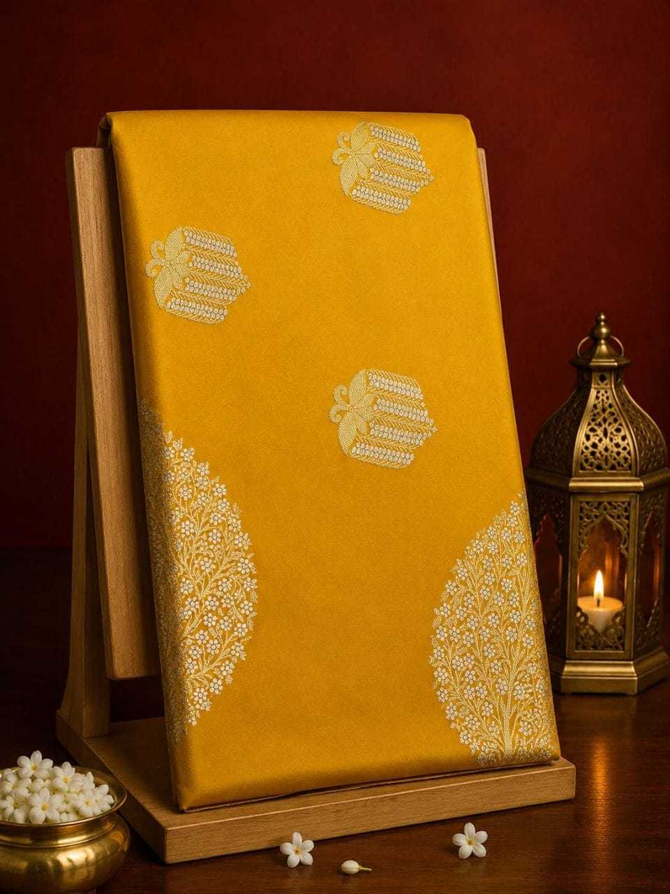 Satin Silk Jacquard Saree