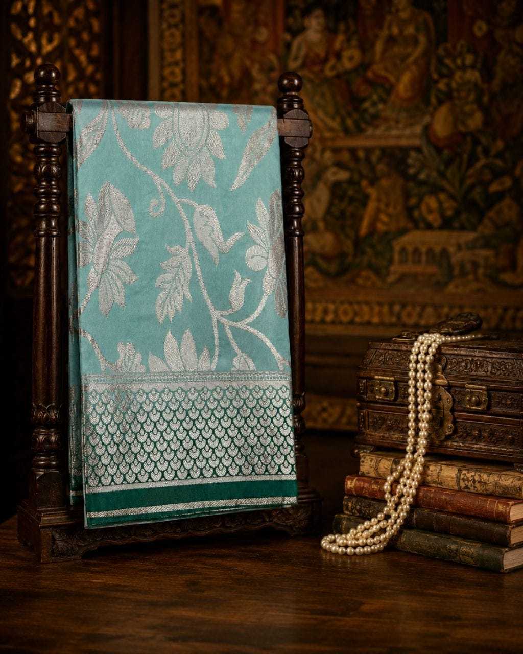 Crepe Silk Designer Saree
