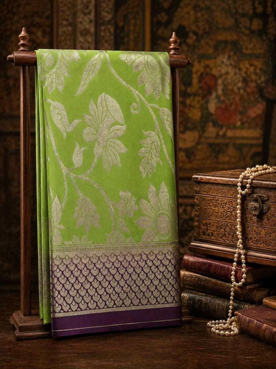 Crepe Silk Designer Saree